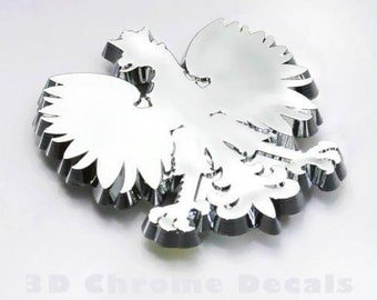 Poland Polish Polski Eagle 2.25 Chrome Decal Sticker Label badge Polska Car Chrome Decals Poland Polish Polski Eagle 2.25 Chrome Decal Sticker Label badge Polska Car Chrome Decals