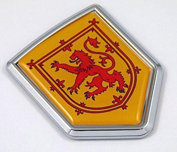 Yellow flag with red lion deals