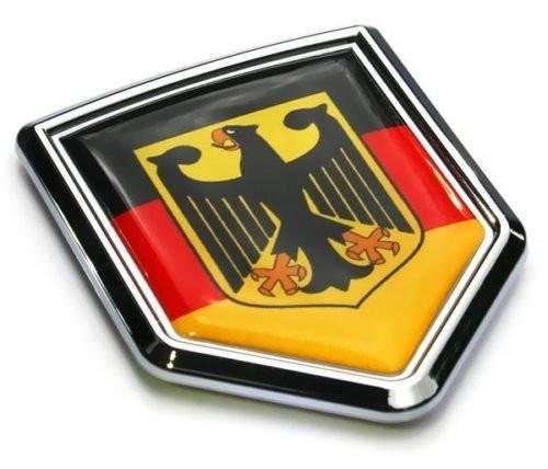 Sticker On Car Flag Of Germany Germania Deutschland Stock Illustration - Download Image Now - iStock