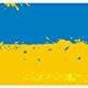 thumbnail image 2 of 24" Ukraine Trident Flag Vinyl Strip Decal – Blue & Yellow – For Car, Truck, Motorcycle, Window 2 of 6