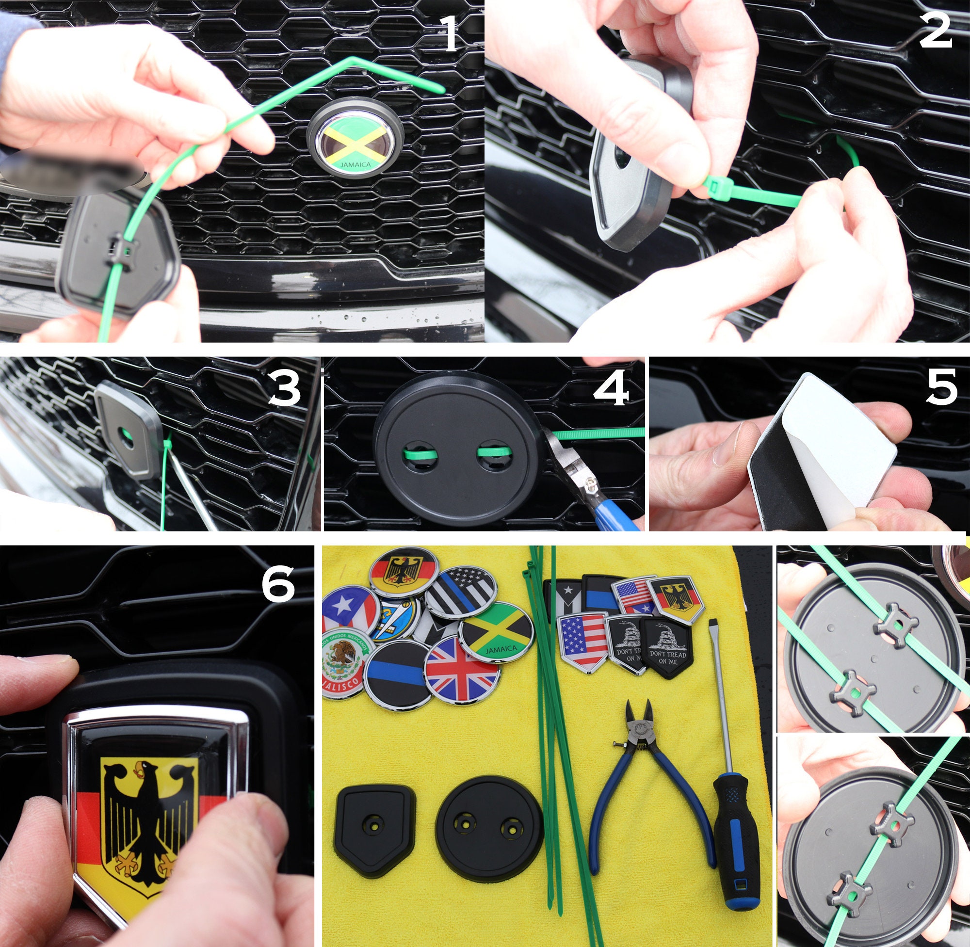 Black Widow Car Truck Black Round Grill Badge 3.5 Grille Etsy