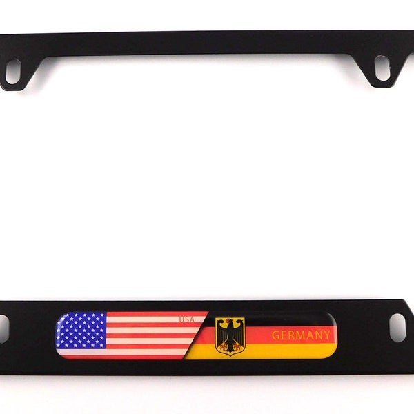 German Flag License Plate Frame Etsy