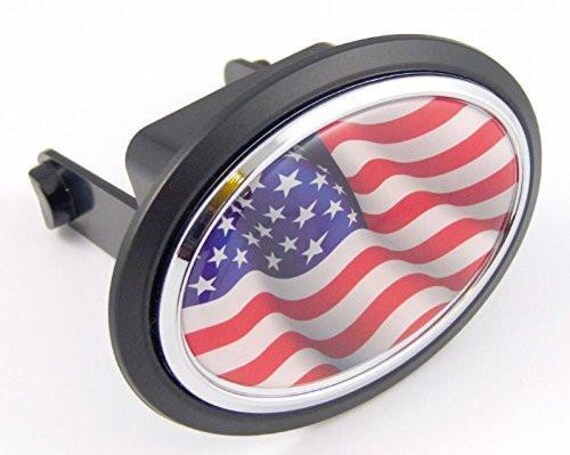EVerHITCH USA Flag Stainless Steel Trailer Hitch Cover - View #10