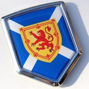 Scotland decal Scottish flag car chrome emblem sticker