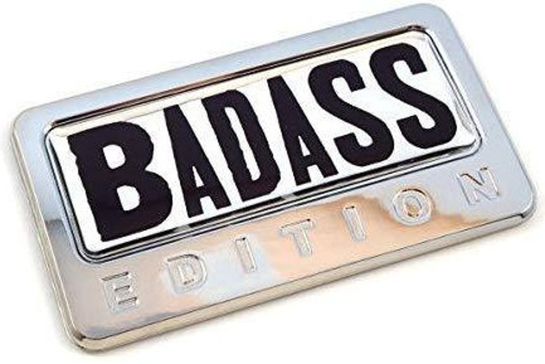 Auto Bad Ass Edition Emblem, 3D Abzeichen Aufkleber Auto Aufkleber