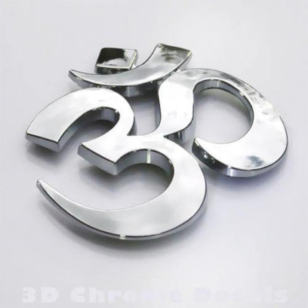 Aum Om, Car Auto Bike 3d Chrome Decal Yoga Symbol - Etsy, image size:1080x1080