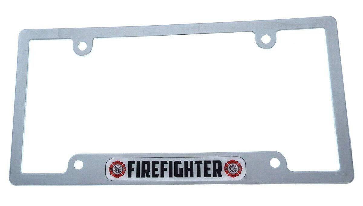 FIRE CHIEF FIREFIGHTER FIRE MAN License Plate Frame