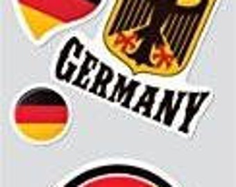 Made in Germany Sticker Vinyl Decal German Flag Sticker German ...