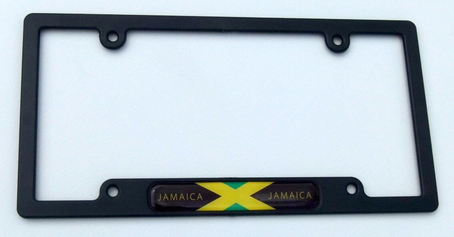 Jamaica Jamaican Flag Black Plastic Car License Plate Frame Etsy