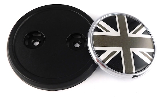 Great Britain Flag Car Truck Black Shield Grill Badge Grille
