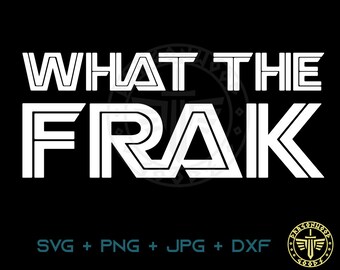 WHAT THE FRAK Novelty Button Badge 1.5/" Sci-Fi Geek