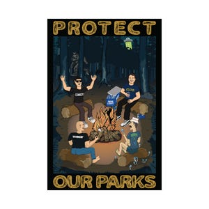 Protect Our Parks - Matte Vertical Poster