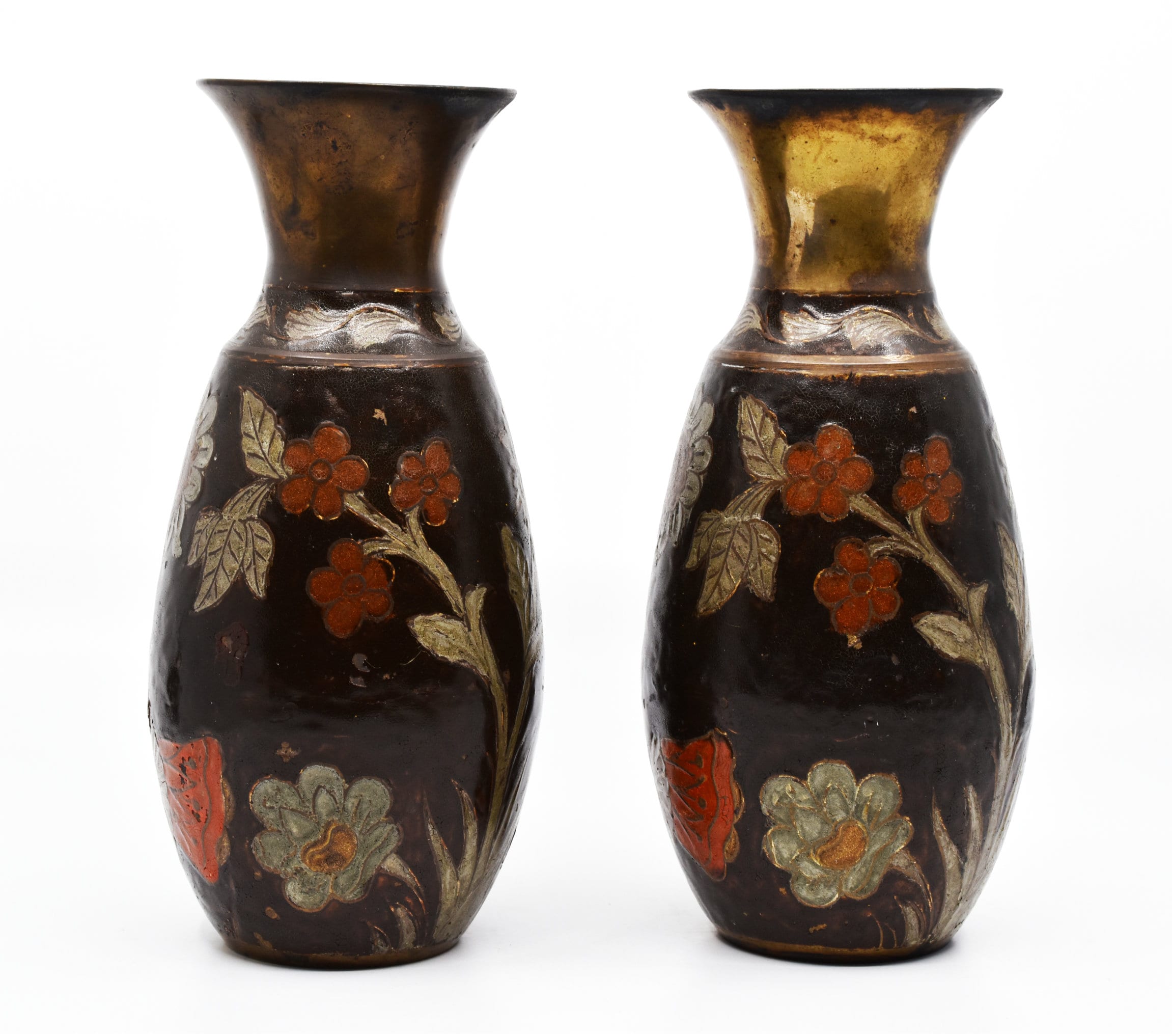 Vases vintage cloisonne 