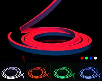 ATOM led Smart RGB Neon Flex lights 8*18mm dc12v full kit. Home, kitchen outdoor RGB neon flex led strip 12V for led neon signs.