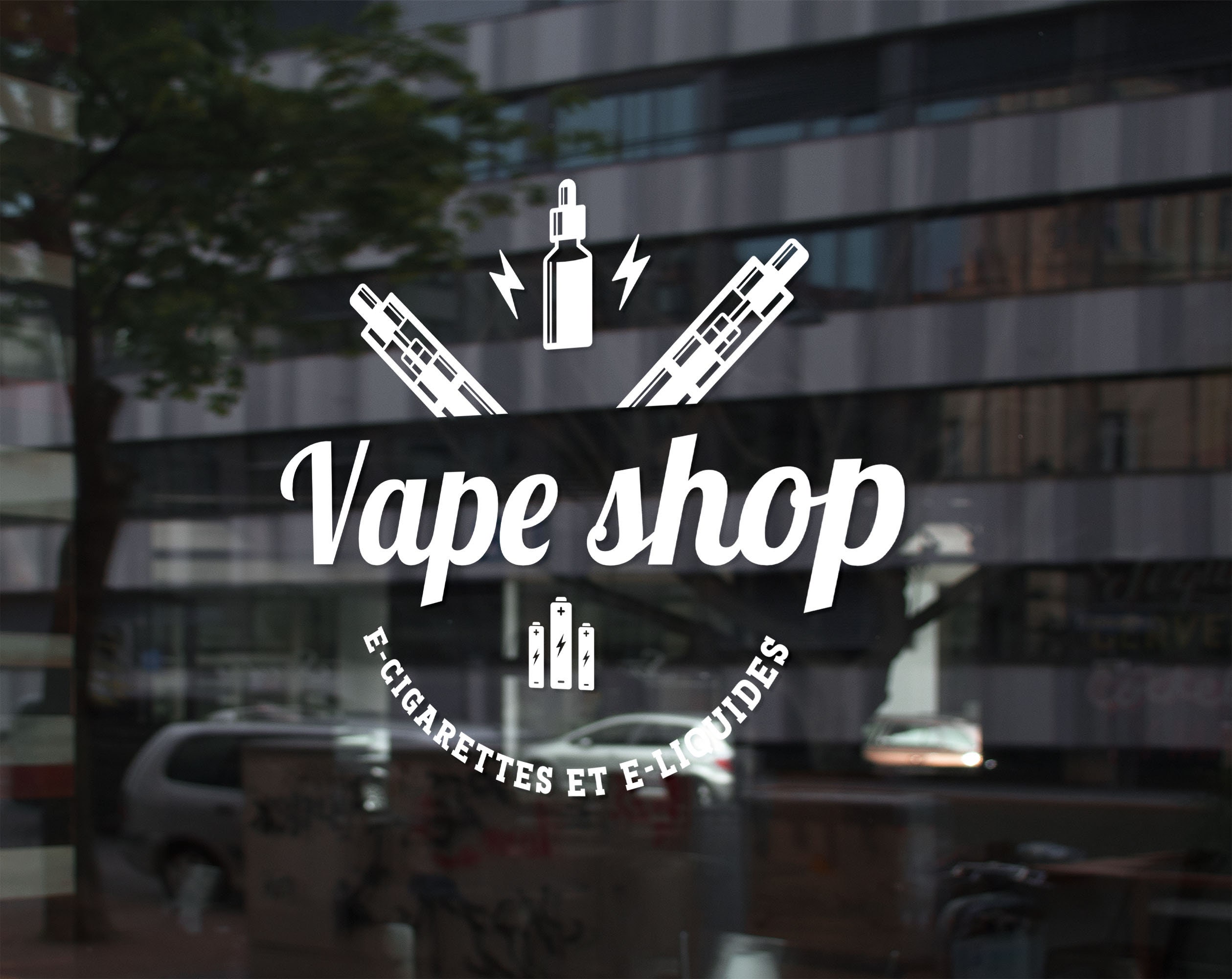 Vape shop window - Etsy France