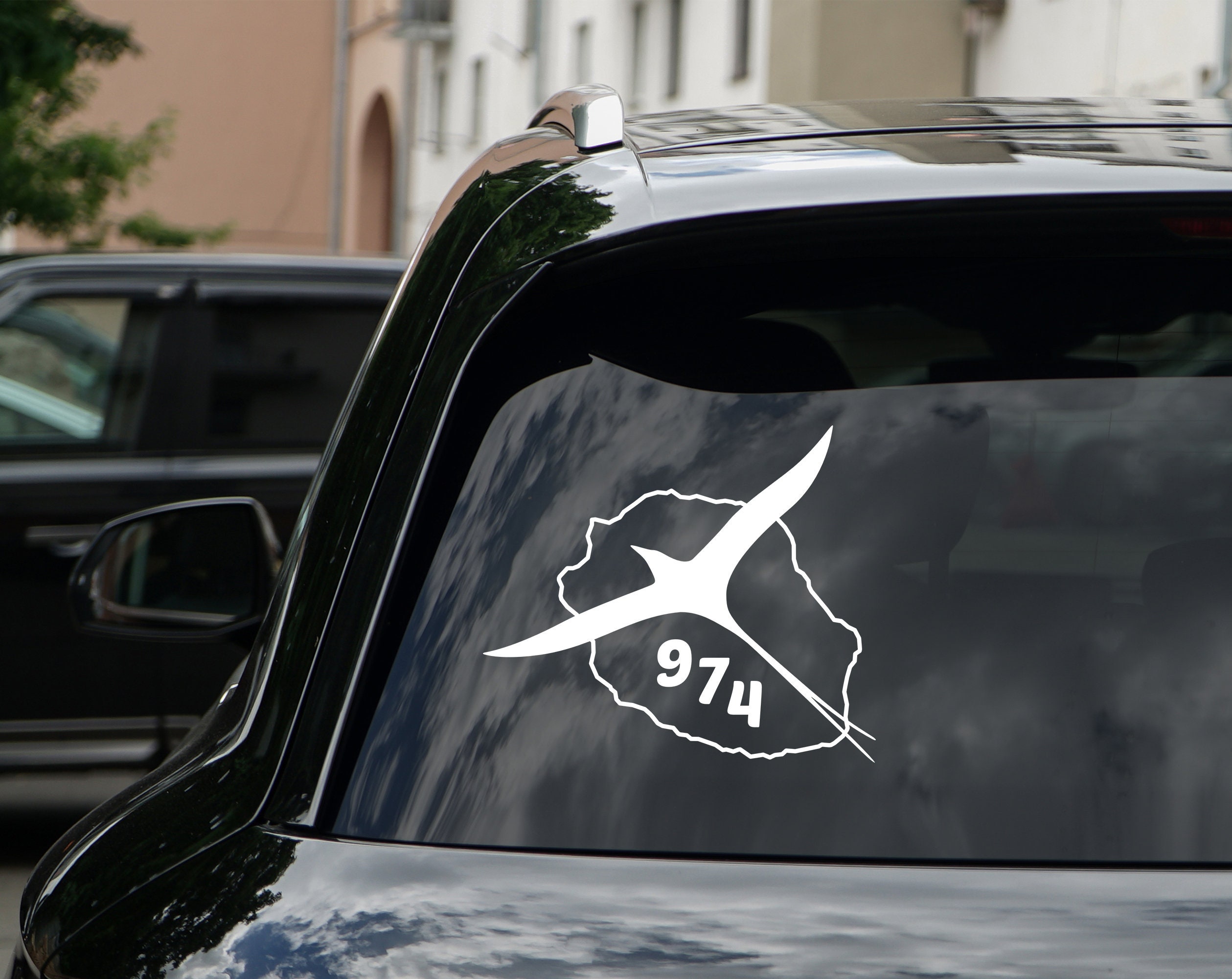 STICKER AUTOCOLLANT 974 LA REUNION MARGOUILLAT SALAMANDRE GEKO Gecko Ipad Decal EUR 6,95 - FR