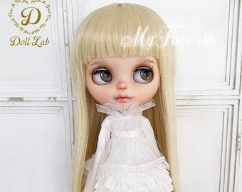 doll wig【11〜12inch for with hair custom blythe doll  americangirl】 straight wig  dwl001-A002