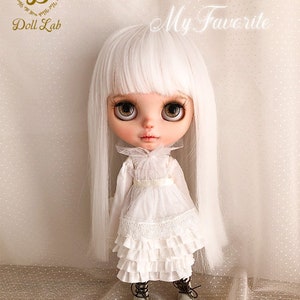 doll wig【11〜12inch for with hair custom blythe doll  americangirl】 straight wig  dwl001-A005