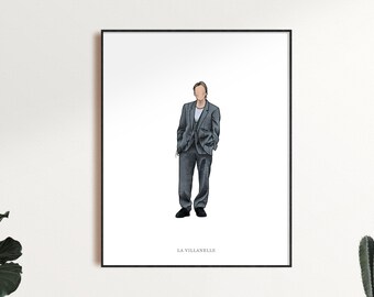 Villanelle - Killing Eve, Hi Eve, Illustration, Poster, Wall