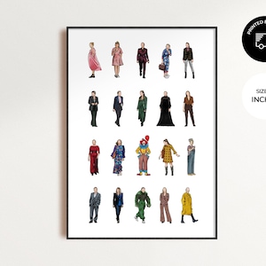 Villanelle – Killing Eve Staffeln 1-2-3 (1/2) | Illustration, Poster, Kunst, Jodie, Sandra, Outfit, Mode, Parfüm, Sorry Baby, Anzug, Kleid