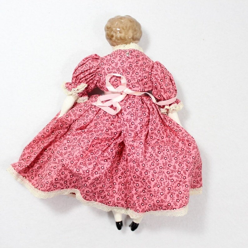 Vintage Porcelain Doll Head/arms/legs Cloth Body 12 Etsy