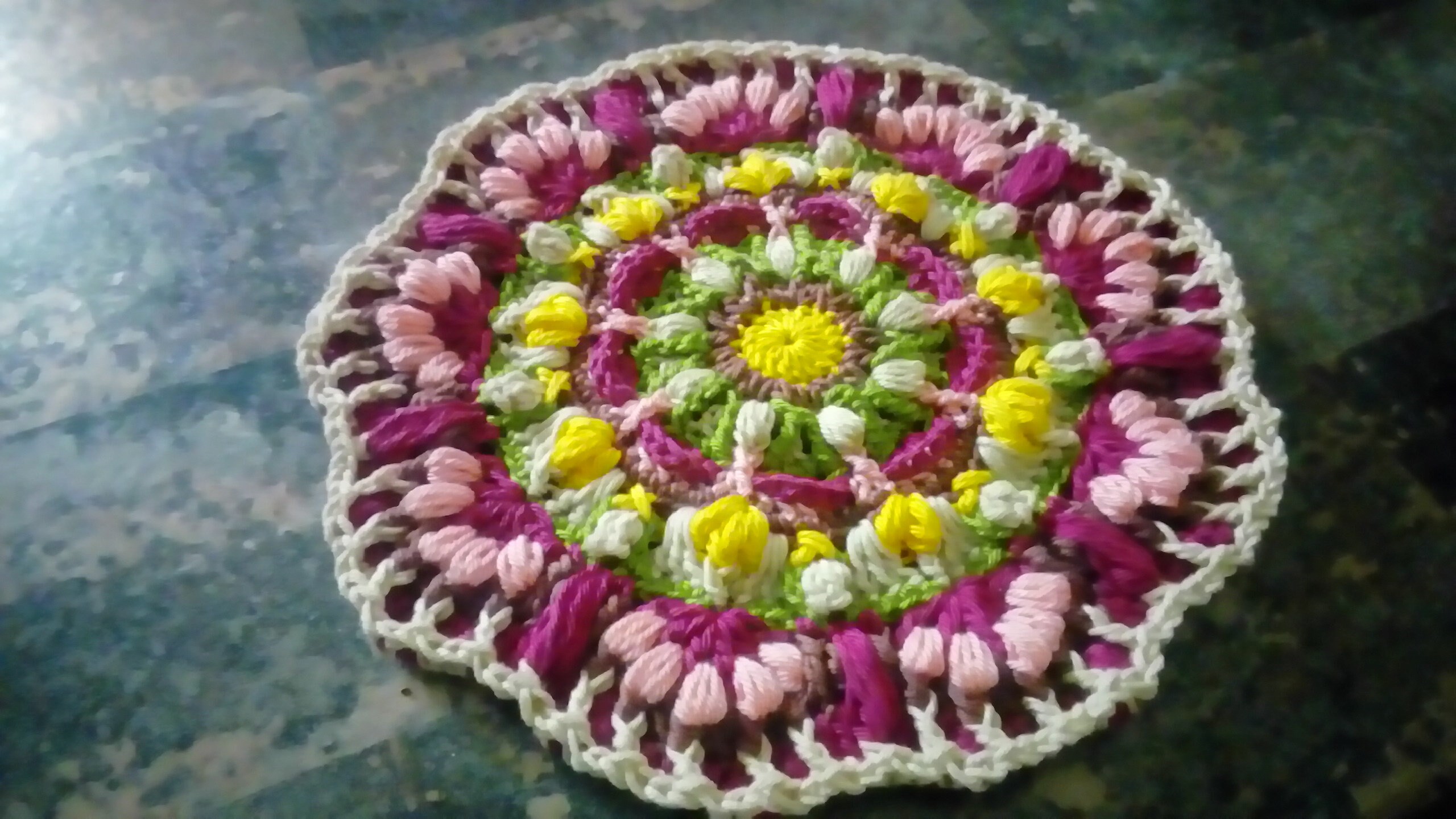 Mandala Coton Fait Main