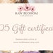 see more listings in the Gift certificates section