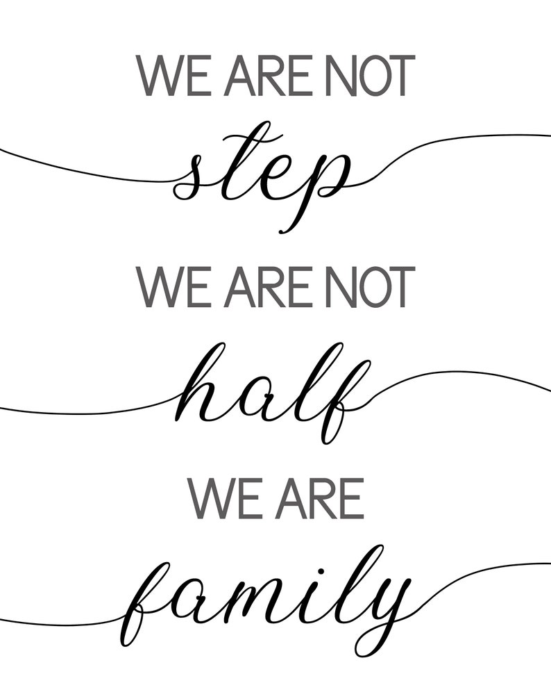We Are Family Wall Art 16x20 Printable Digital Download Etsy
