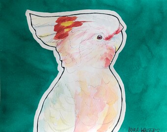Cockatoo Watercolor - Original
