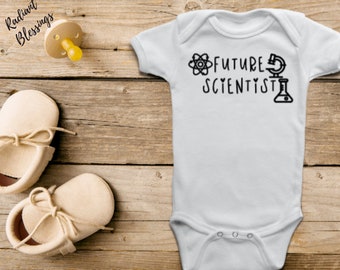 Future Scientist - Baby Bib / Onesie® | Funny Science Pun Bib / Onesie® | Science Themed Bib / Onesie® | Chemistry Bib / Onesie®