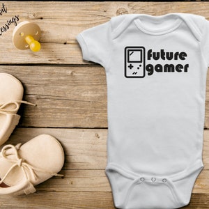 Future Gamer Baby Bib / Onesie® Video Game Bib / Onesie® Gamer Bib / Onesie® Gaming Bib / Onesie® image 1