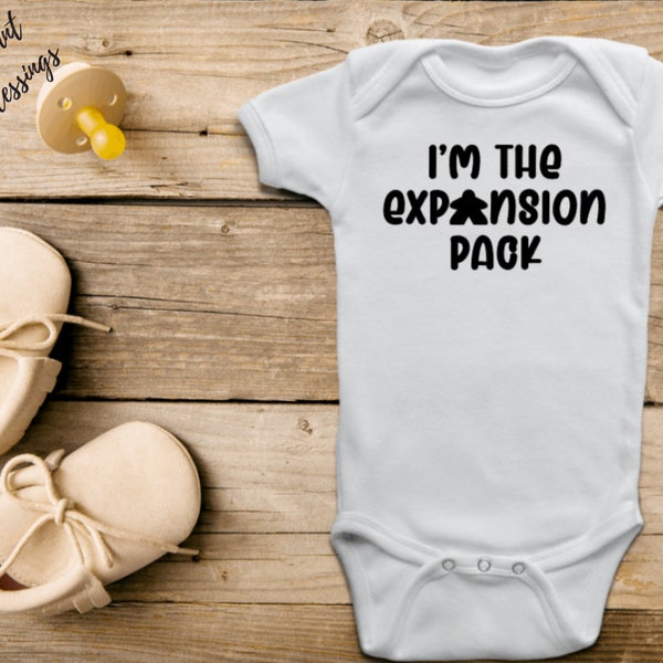 I'm the expansion pack - Baby Bib / Onesie® | Board Game Bib / Onesie® | Games Bib / Onesie® | Gaming Bib / Onesie®