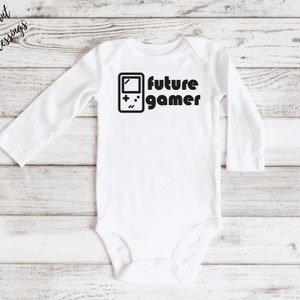 Future Gamer Baby Bib / Onesie® Video Game Bib / Onesie® Gamer Bib / Onesie® Gaming Bib / Onesie® image 2