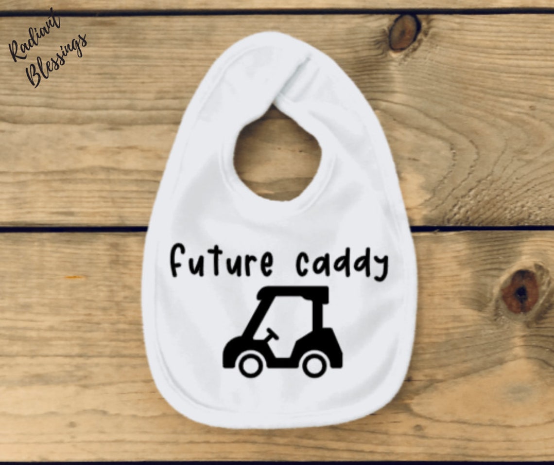 Future Caddy Baby Bib / Onesie® Golf Bib / Onesie® Caddy Bib / Onesie
