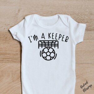 I'm a Keeper Baby Bib / Onesie® Soccer Bib / Onesie® Sports Bib / Onesie® Goalie Bib / Onesie® image 4