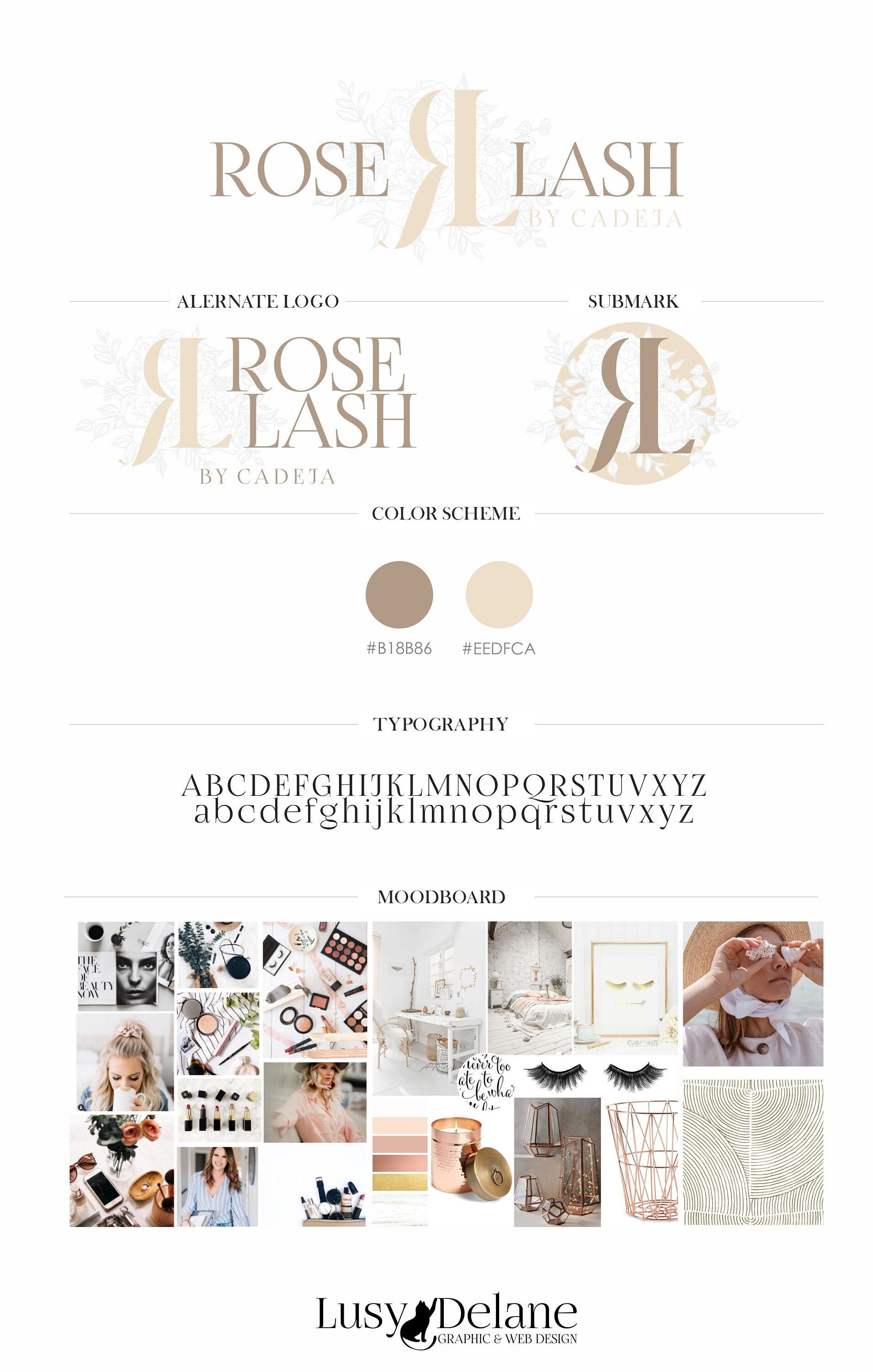 Logo Branding Kit Makeup Artist Logo Branding Package  Etsy