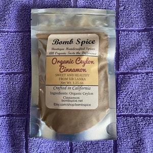 Organic Ceylon Cinnamon