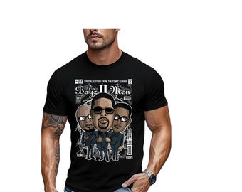Boyz II Men PNG File - Band Fan Design for Merch - Digital