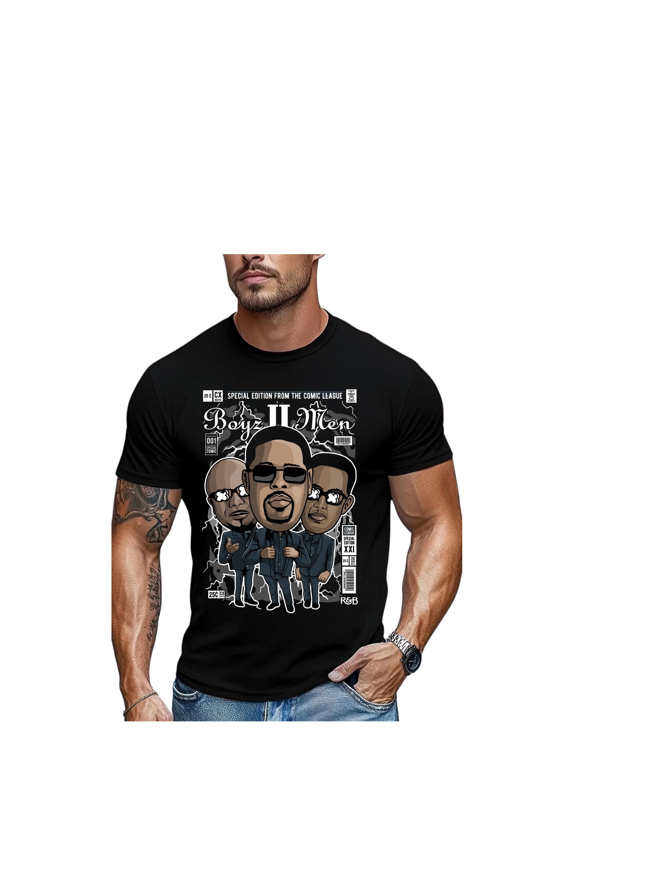Boyz II Men PNG File - Band Fan Design for Merch - Digital
