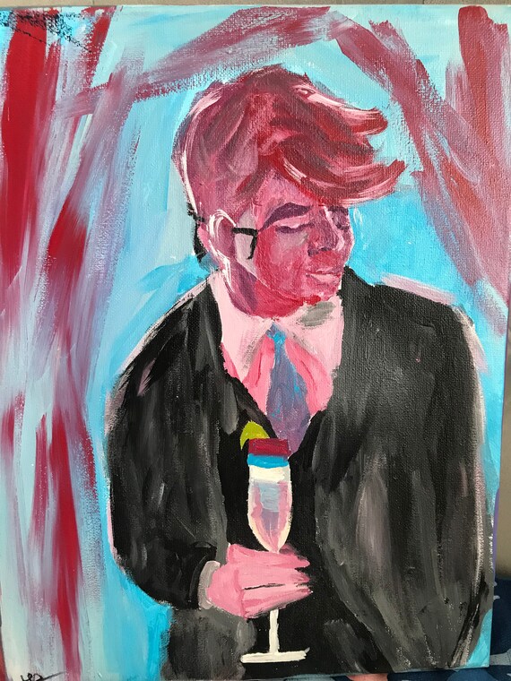 A paint it\'s a glass painted boy Here main image 3