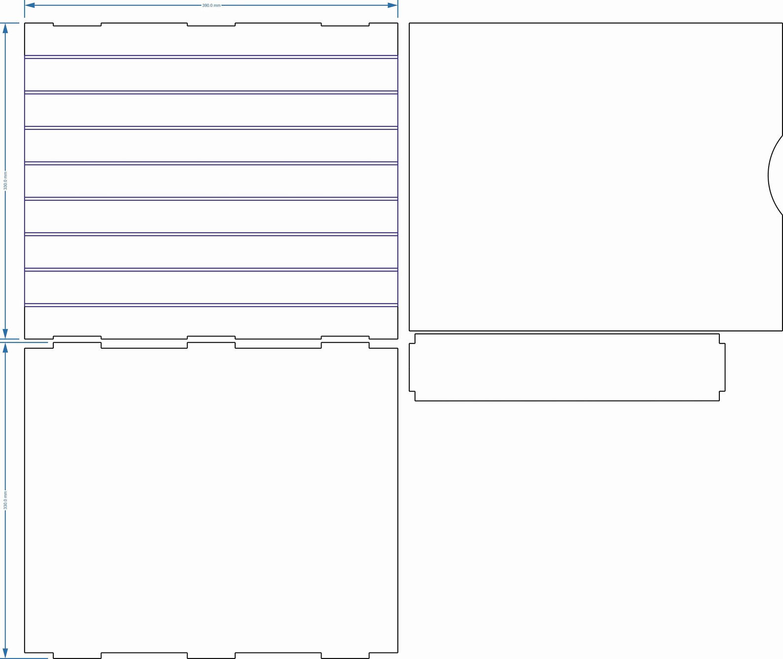 LASER Cut IKEA Kallax Insert Digital Files. ai svg dxf Etsy