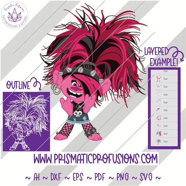 Trolls World Tour, Trolls World Tour SVG, Trolls World Tour Clipart Trolls World Tour cut file, Trolls World Tour Birthday