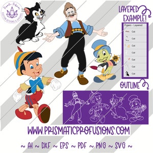Pinóquio, Pinóquio SVG, Pinóquio Clipart Pinóquio arquivo cortado, Aniversário de Pinóquio