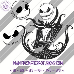Jack Skellington, Jack Skellington SVG, Jack Skellington Clipart Jack Skellington cut file, Jack Skellington Birthday