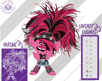 Free Free Queen Barb Trolls Svg 64 SVG PNG EPS DXF File