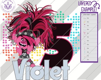 Trolls, Trolls SVG, Trolls Clipart Trolls cut file, Trolls Birthday