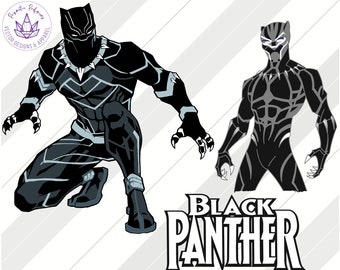 Black Panther, Black Panther SVG, Black Panther Clipart Black Panther cut file, Black Panther Birthday