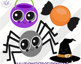 Cute Halloween, Cute Halloween SVG, Cute Halloween Clipart Cute Halloween cut file, Cute Halloween Birthday
