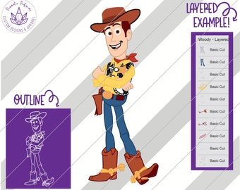Woody, Woody SVG, Woody Clipart Woody cut file, Woody Birthday
