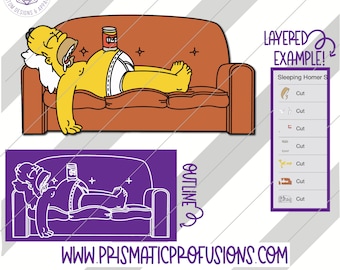 Homer Simpson Stamp Etsy Homer Simpson Stamp Etsy